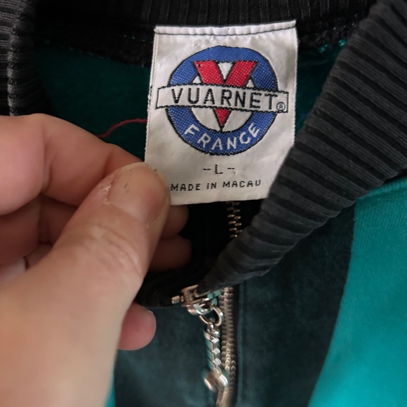 Men's Vintage Vuarnet Half Zipper Sweatshirt - Picture 4 of 4